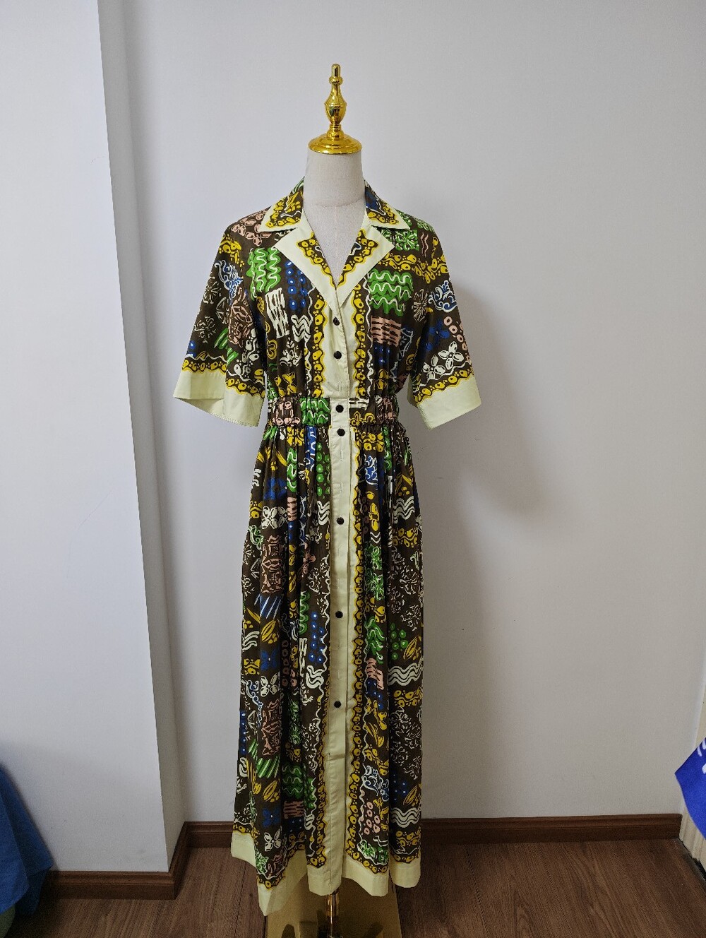 ALEMAIS Minnie Cotton Midi Shirtdress - Picture 5 of 11